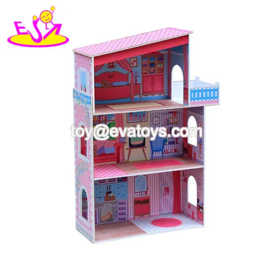 New style wooden houses toy W06A144