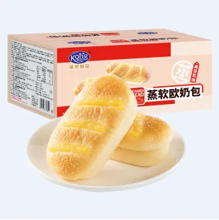 Salty Soy Milk Flavor Steamed Soft European Milk Bread