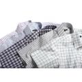 Camisas de tinte de hilo tejido para hombre