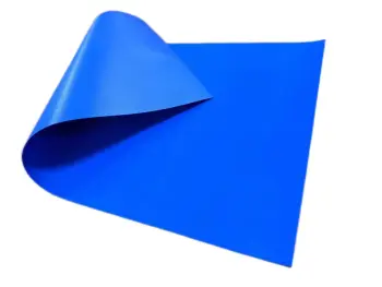 Premium 680GSM PVC Truck Tarpaulin Blue
