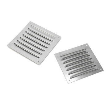 Outdoor Weatherproof Louvered Air Vent - Square Shape for Customization
