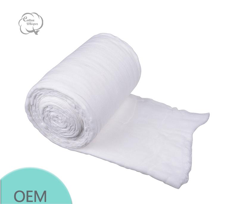 Rouleau de coton absorbant de haute qualité