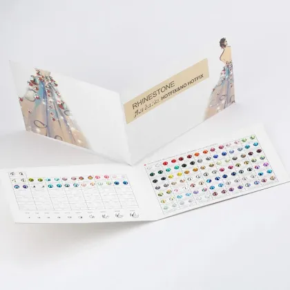 QIAO Crystal Rhinestone Color Chart: 63 Colors Comparison Guide