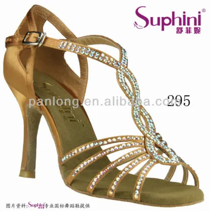Crystal dance shoes salsa latin DANCE SHOES