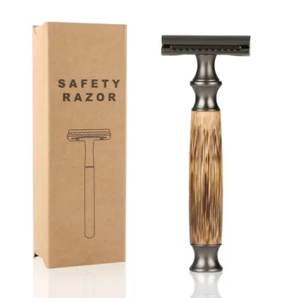 Custom Logo Zero Waste Bamboo Razor Blades - Double-Edged Safety Razors