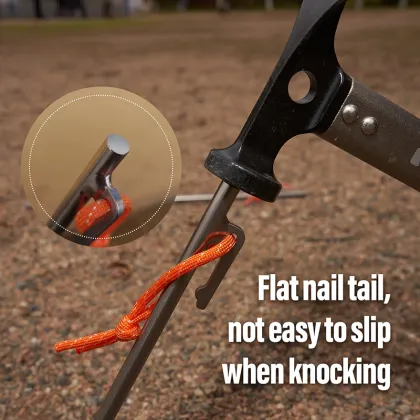 Titanium Alloy Tent Pegs Outdoor Camping Tent