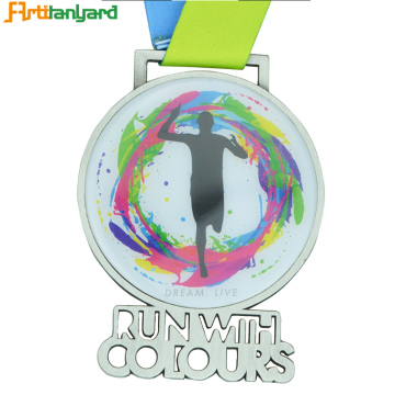 Promotion Zinc Alloy Metal Running Medals Cu