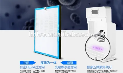 aluminum composite air purifier with hepa and photocatalyst filter