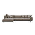 Estilo exclusivo sofá de ponta de veludo mobiliário de banquete de veludo de alta qualidade Conjunto de sofá interno de alta qualidade