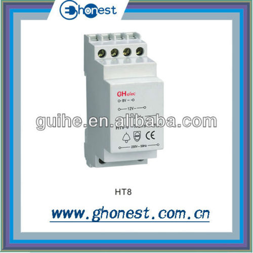 Din Rail Door Bell Transformer, High Quality Din Rail Door Bell
