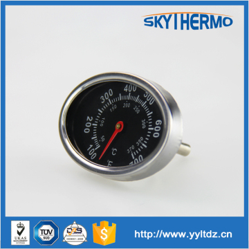 stainless steel 304 case cooking pizza oven thermometer