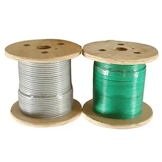Weather Resistant PVC Coated Wire Rope