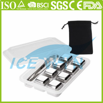 dice ice cube stainless steel ice cubes for wine