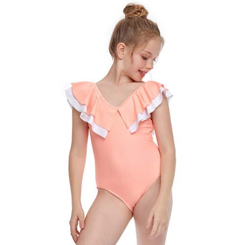 Kids Clothing Patterns Kids One Piece Ruffle Girl Swimsuit Factory
