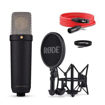 USB ve XLR kabloları ile vokal, davul, gitar, piyano kaydı için NT1-5. Profesyonel Stüdyo Kondenser Mikrofonu