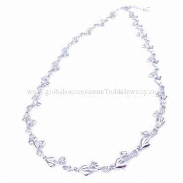 Choker, made of brass and cubic zirconia, small orders are accepted
