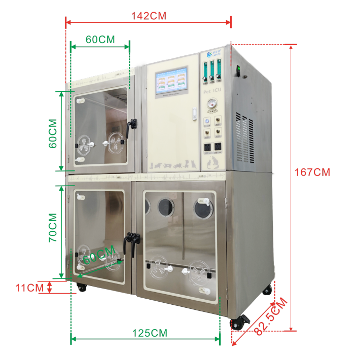 Sistema de agua triple en uno PET ICU