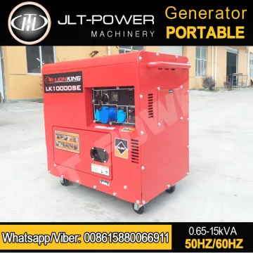 JLT Power 230 Volt Portable Generator Silent type 6kw 6kva MADE IN CHINA