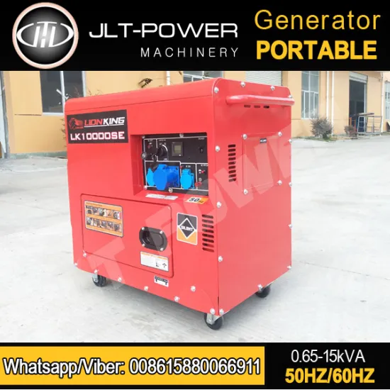 JLT Power 230 Volt Portable Generator Silent type 6kw 6kva MADE IN CHINA