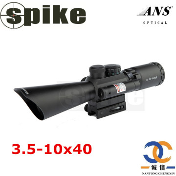 Spike Optics riflescopes 3.5-10x40mm hunting rifle scope with red dot laser pointer sight scope used for hunting rifles