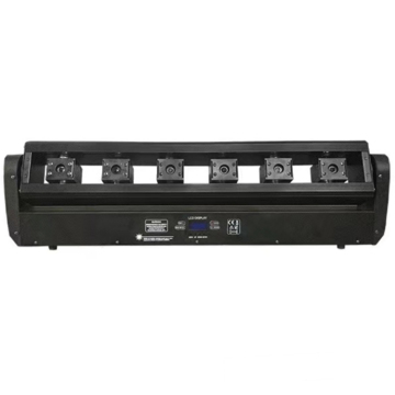 Professional DJ Laser Lighting System with 6 Heads: Full Color Beam, RGB LED Illumination, and 3-in-1 Lumiere Laser