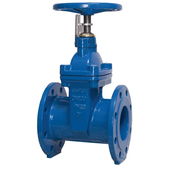Elastomer coated wedge restraining DIN/EN mechanical joint dn100 pn16 gate valve wheel handle