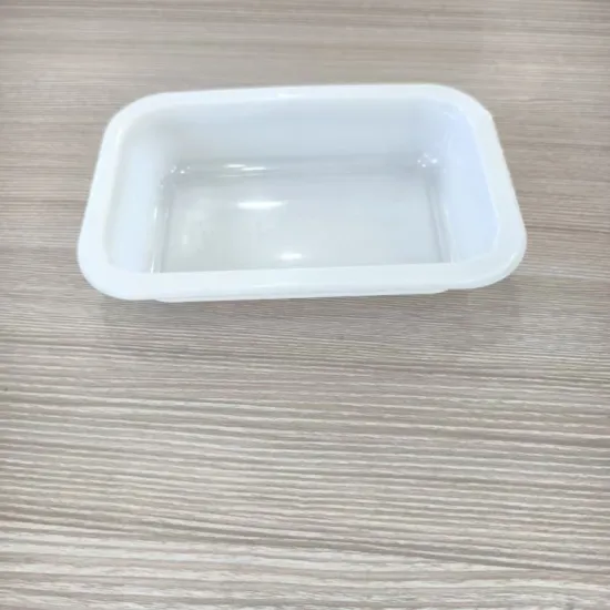 CPET White High Temperature Resistant Food Packaging Tray