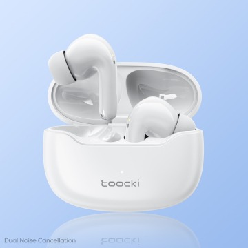 Toocki Wholesale True Wireless Earbuds with Dual Mic Noise Cancellation for Phones