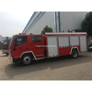 JAC single bridge combined powder foam fire truck