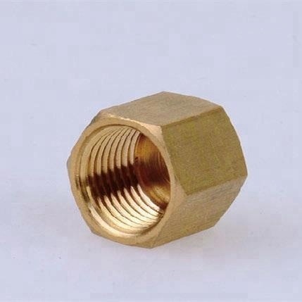 Pneumatic Fitting Hexagon Female Threaded Copper Brass End Plugs & Caps (1/8" - 3/4")