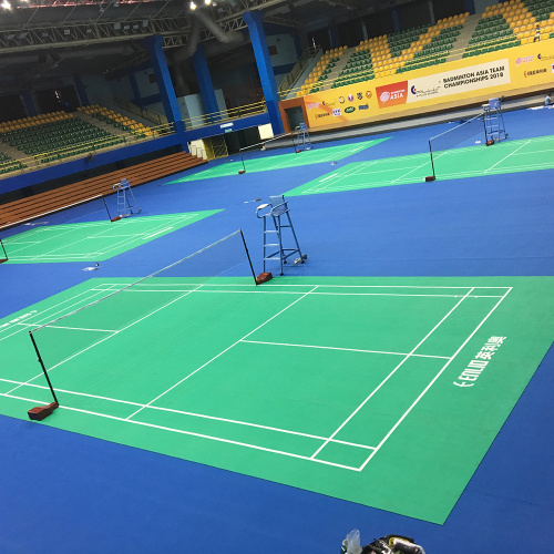 PVC badminton floor with BWF certificate