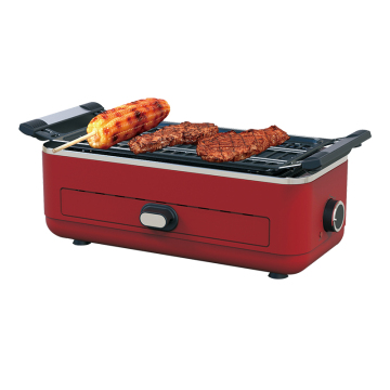 Barbeque غير المدخن الداخلي: شواية كهربائية الطاولة مع التحكم في ترموستات السيارات لحفلات المنزل والشواء