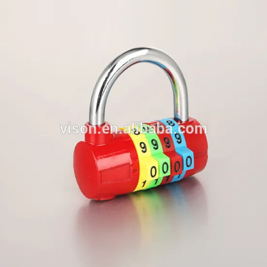Colorful luggage lock smart lock travel combination lock in cute design