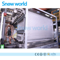 Snow world Evaporatore di ghiaccio a piastre in acciaio inossidabile