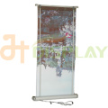 Luxury Electronic Moving Roll Up Display Stand