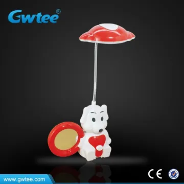 Mini plaything cute mirror rechargeable solar led table lamp