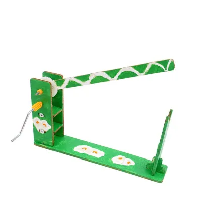 DIY Wooden Manual Gate Science Experiment STEM Education Toy