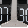 Clássico Flip Clock Com Cartão Retangular