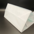 HDPE die cut handle bag with paper sheet