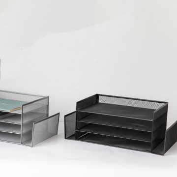 classification à plusieurs niveaux de stockage de bureau à tiroirs à deux couches