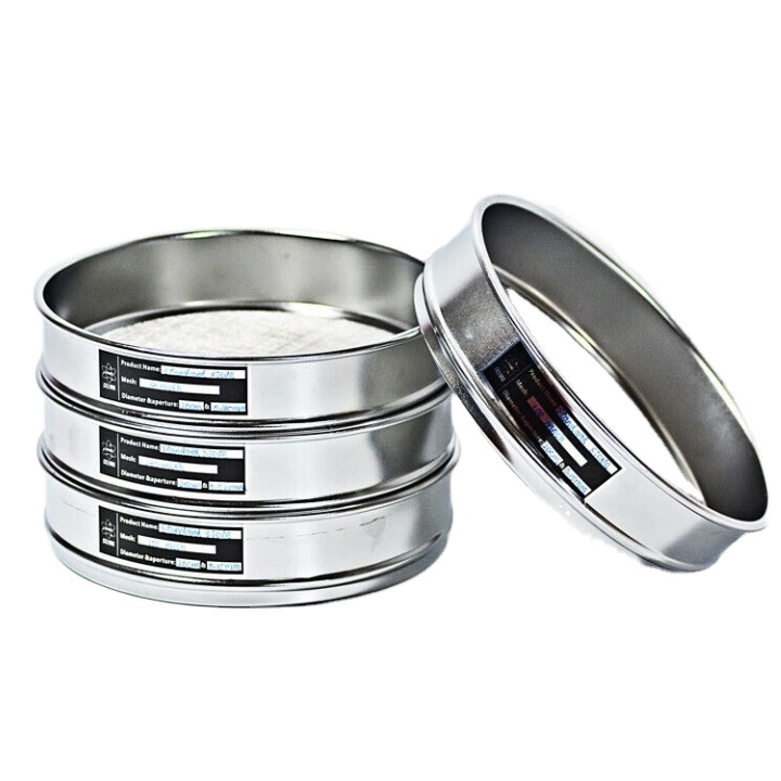 1-200 Micron Stainless Steel Mesh Sieve Test Fine Sieve for Restaurant Industries New Condition Various Sizes Available
