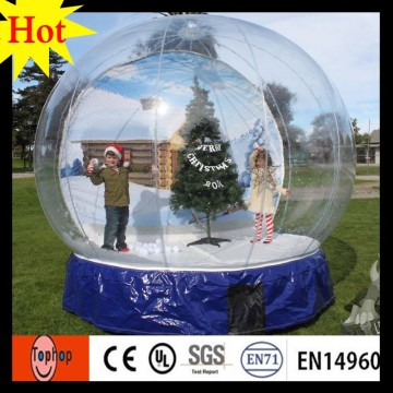 christmas ornaments inflatable custom snow globe photo imported russian for advertising