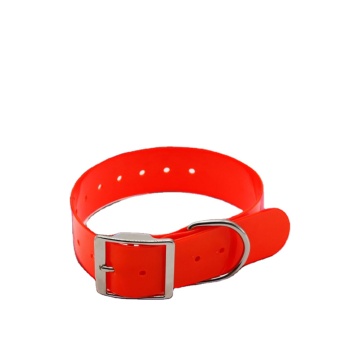 Custom Logo 2 Wide Dog Training Collar, Colorful Silicone TPU Nylon Webbing, Durable and Waterproof Adjustable Pet Leash