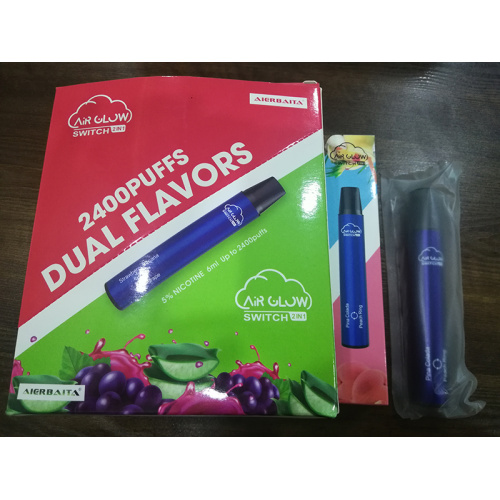2021 Hot Sale 2400Puff Double Flavor Disposable Vape