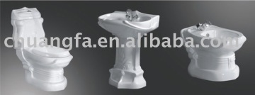 Ceramic sanitary ware wc toilet sanitary set sizes