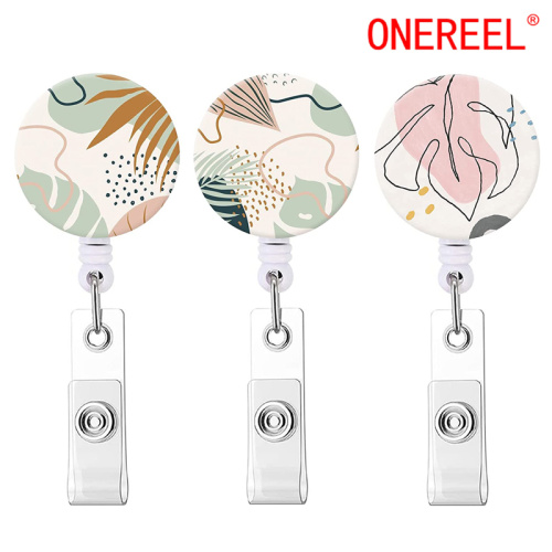 Sturdy Clip Name Nurse Decorative Badge Reel