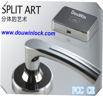 Magnetic Wireless Door Lock with Lock Cylinder (671RFSC)