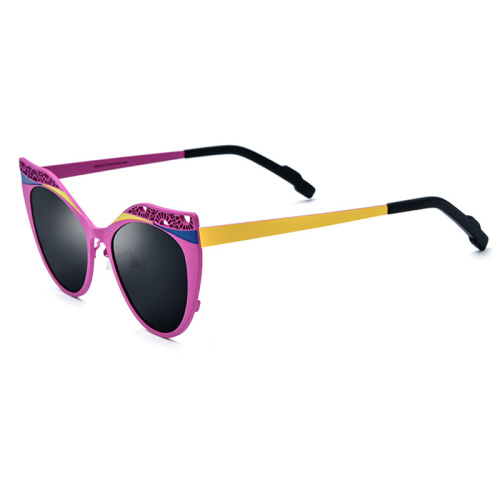 Skeletonized Round Titanium Sunglasses