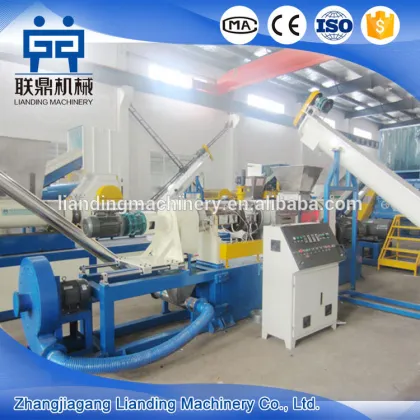 plastic film screw press dewatering and squeezing machine