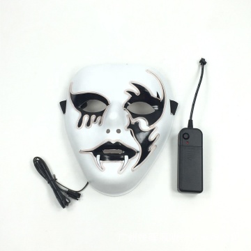 Halloween LED Mask Cosplay El Wire Neon Mask for All Saints' Day